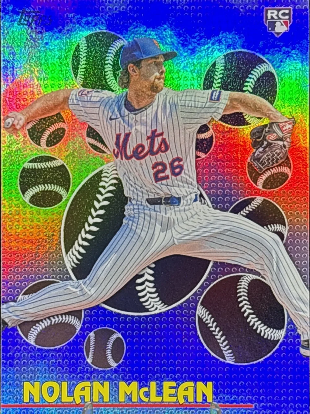 Topps Nolan McLean Rookie Holographic Card - Titans of the Game